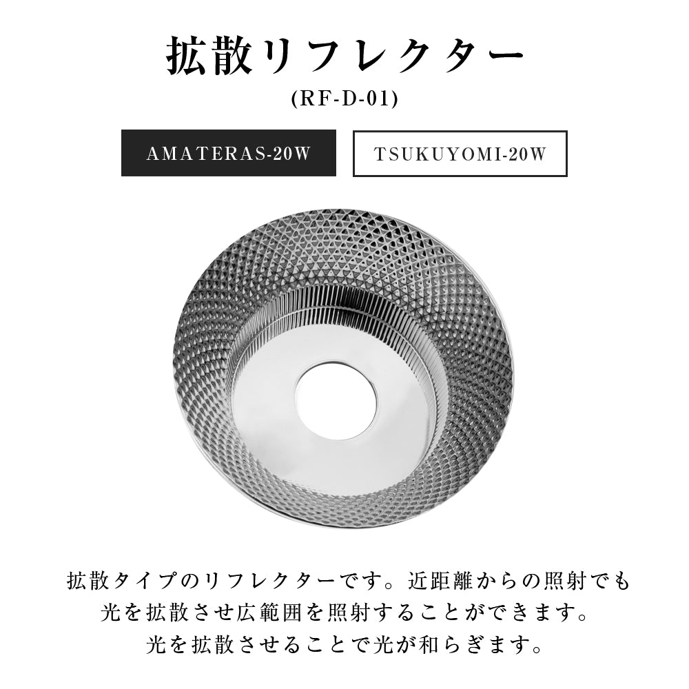 拡散リフレクター RF-D-01 AMATERAS-20W用 TSUKUYOMI-20W用