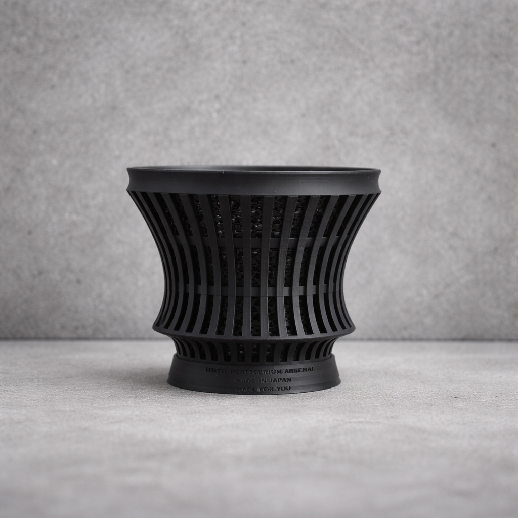 深呼吸する3Dプリント鉢/筒