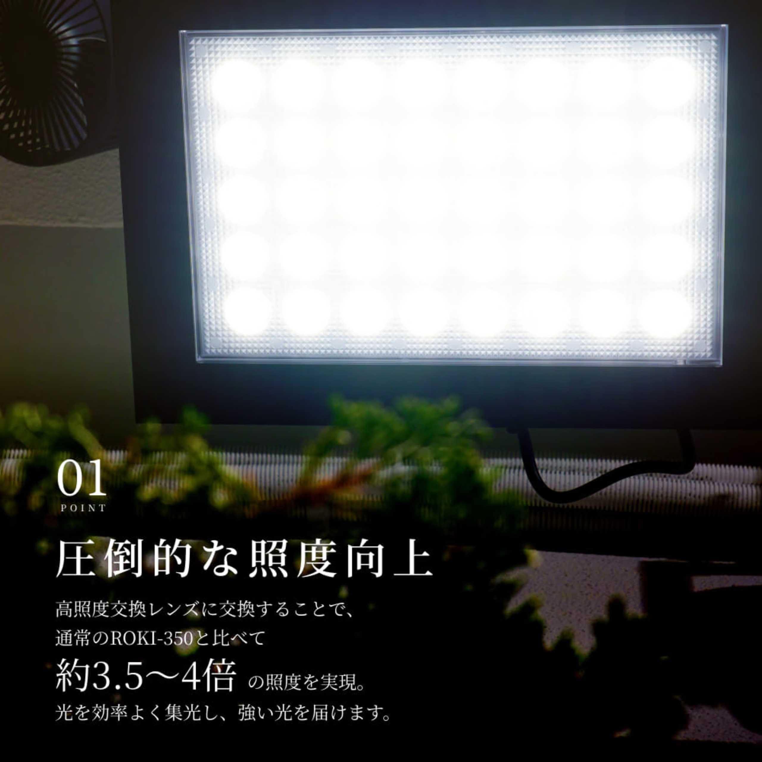 ROKI-350専用 PRO-SPEC LENS【高照度交換レンズ】