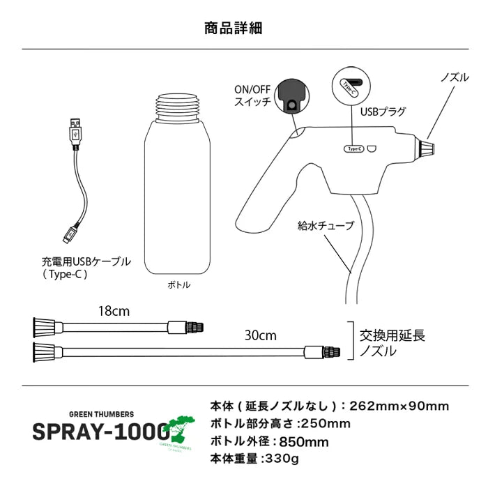 電動スプレー